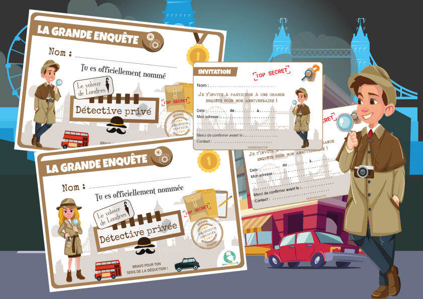 Enquête policière- Le club des détectives (7/9 ans) – Image 3