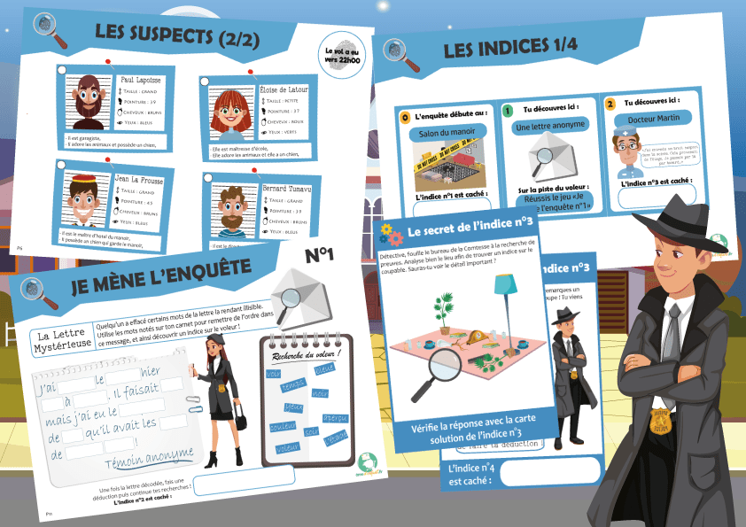 Enquête policière pour grand détective (10/12 ans) – Image 2