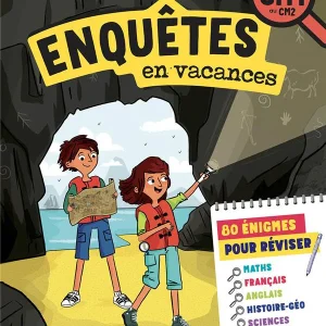 Enquêtes en vacances : 80 énigmes pour réviser - 9-10 ans