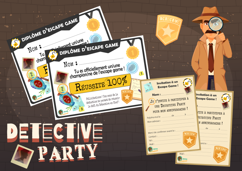 Escape Game – Detective Party (7/9 ans) – Image 3
