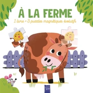 A la ferme - livre et puzzle