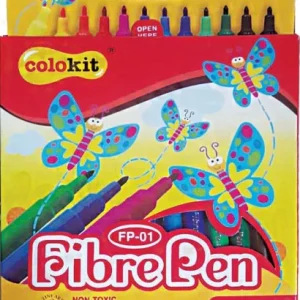 Boite de 12 feutres de couleur non toxiques Enfant