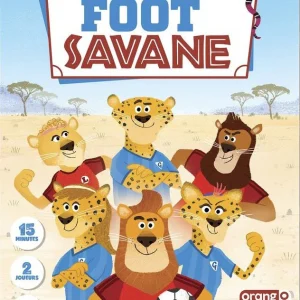 Cartes et stratégie: foot savane - 7 ans