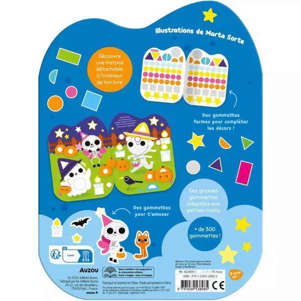 Halloween - l'aventure de petit fantôme - gommettes dès 3 ans – Image 2