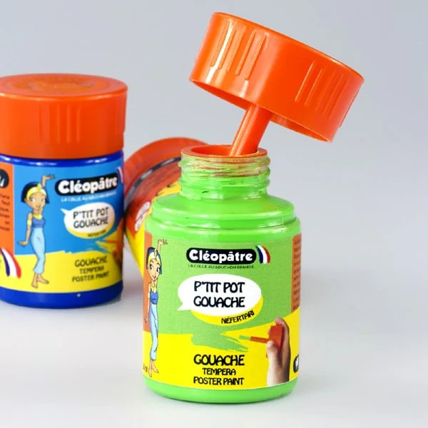 6 pots de peinture gouache Néfertari 50ml – Image 2