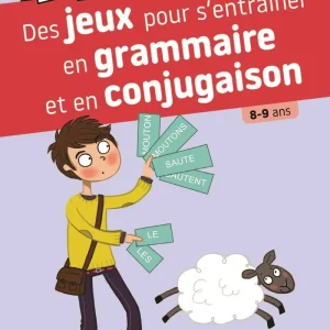 Cahier de jeux: grammaire et conjugaison - 8 - 9 ans - 5 et 6P