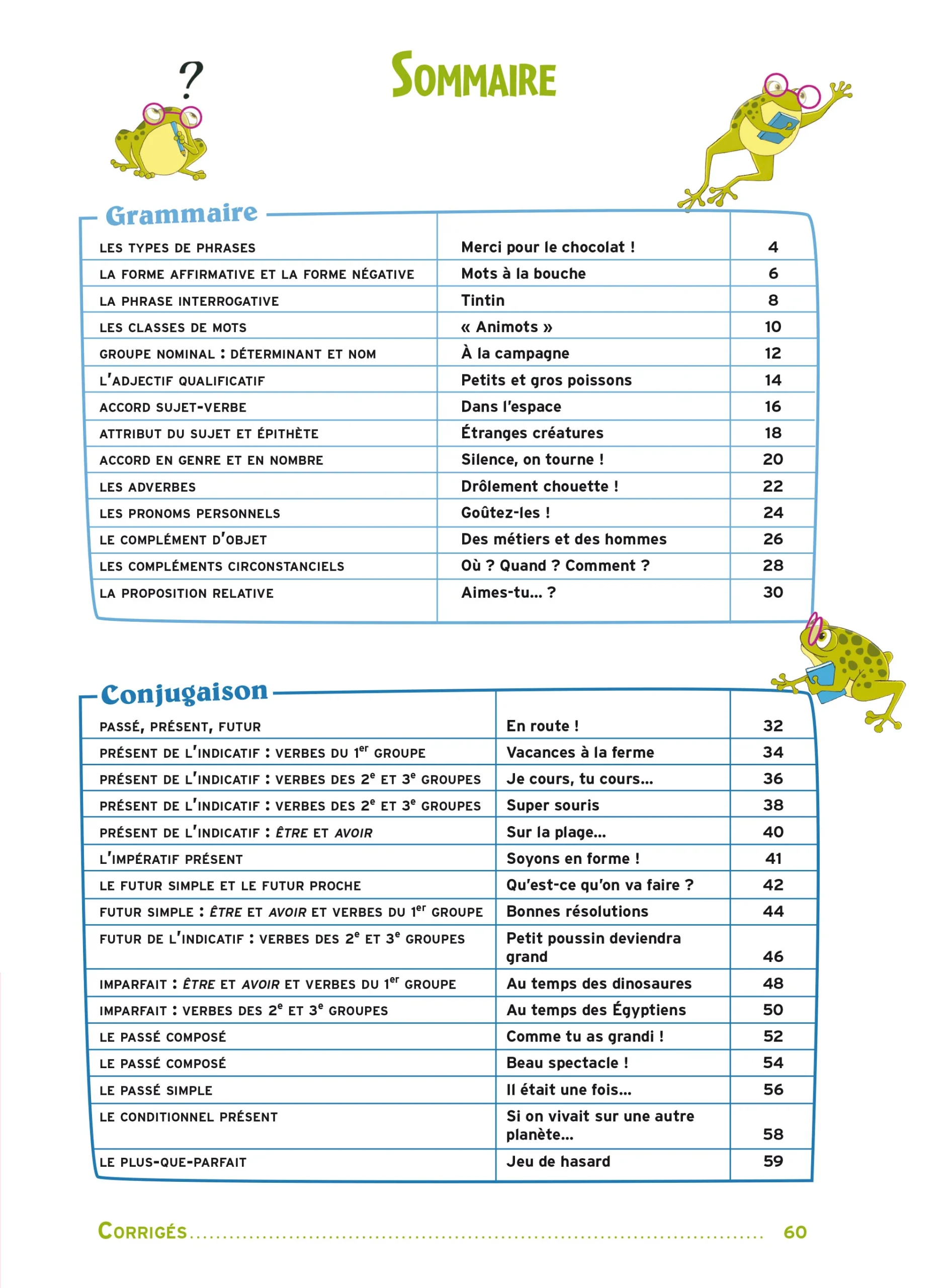 Cahier de jeux : des jeux pour ĂȘtre bon en grammaire et conjugaison - 9-11 ans - 6-8eme harmos â Image 3