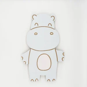 Veilleuse murale hippopotame