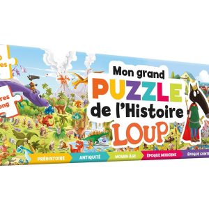 Mon grand puzzle de l'Histoire - Loup - 100 pièces