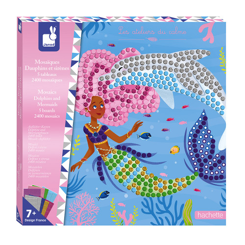 KIT CRÉATIF – MOSAÏQUES DAUPHINS ET SIRÈNES