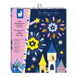 KIT CRÉATIF – SABLES PHOSPHORESCENTS ET PAILLETTES NUIT FÉÉRIQUE