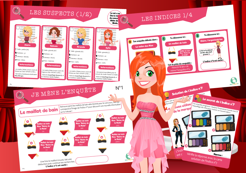 Enquête policière chez les Reines de la Mode (10/12 ans) – Image 2