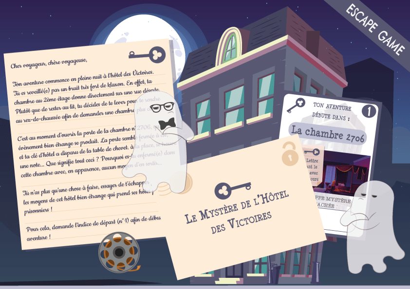 Escape game enfant – Le mystère de l’hôtel des Victoires (10/12 ans) – Image 2