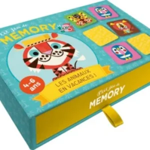 Jeu de Memory: les animaux en vacances