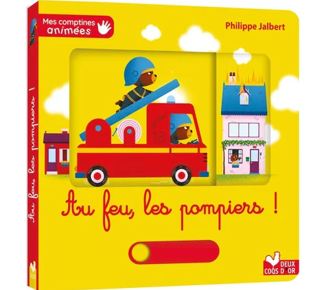 Au Feu Les pompiers - Livre sonore et animé