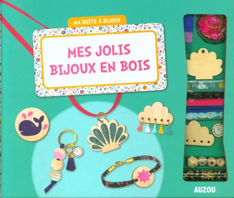 Coffret: Mes jolis bijoux en bois
