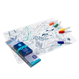 Coloriage silicone : La grande barrière de corail à colorier