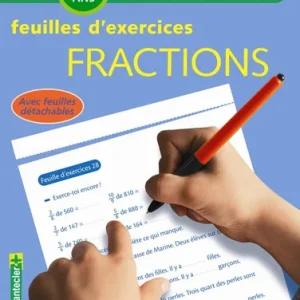 9-10 ans - Exercices de fractions - 5ème-6ème harmos