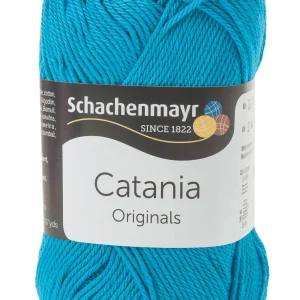 Fil à Tricoter Catania Schachenmayr, Bleu Paon