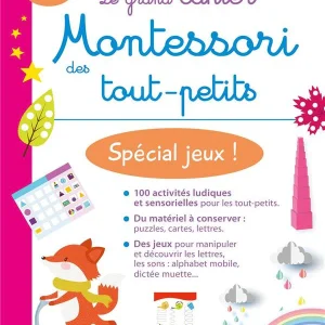 Mon grand cahier Montessori des tout-petits - Spécial jeux - Enfant dès 2 ans