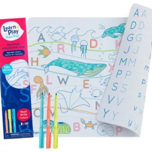 Coloriage en silicone- Lettres de l'alphabet - Dès 4 ans
