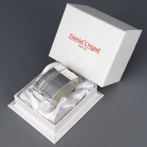 Rond de serviette argent Lien Perles