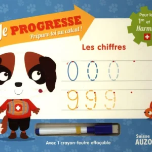 1ère et 2ème HarmoS - Les chiffres - Livre-ardoise.