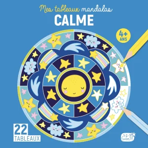 Mandalas pour enfant à colorier : le calme