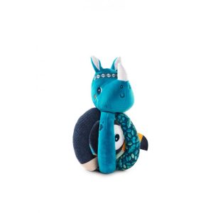 Hochet à poignées Marius le rhinocéros