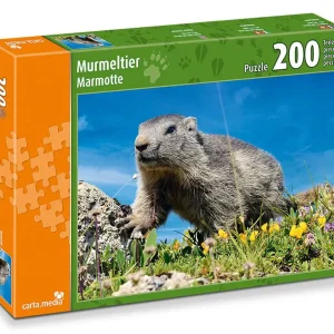 Puzzle Marmotte - 200 pièces - Dès 6 ans