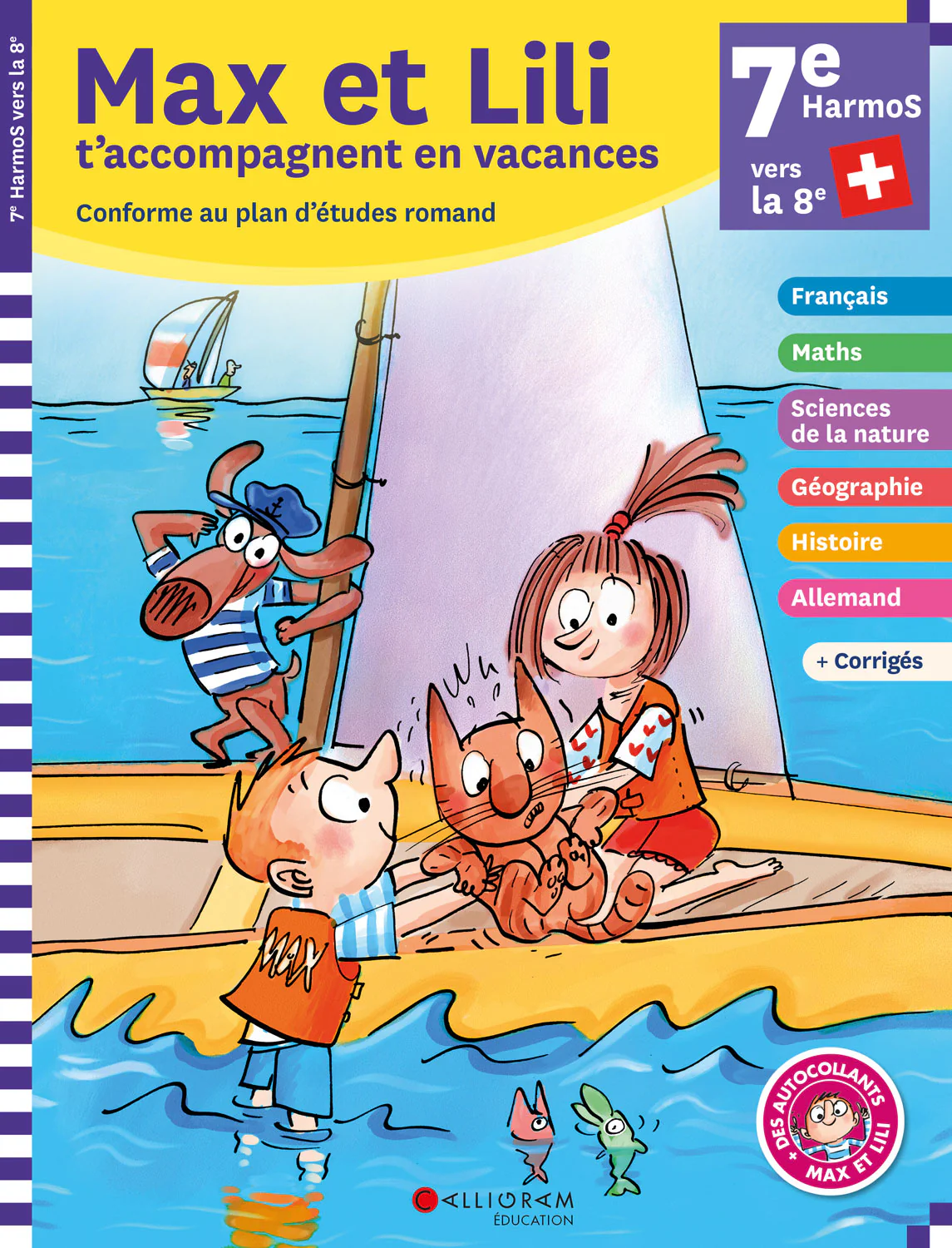 7ème Harmos vers la 8ème - Max et Lili t'accompagnent en vacances