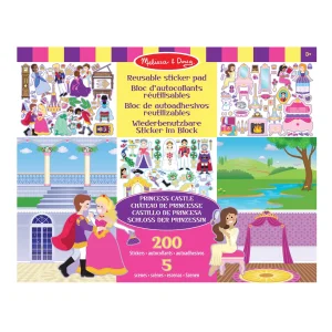 Château de princesse - stickers repositionnables