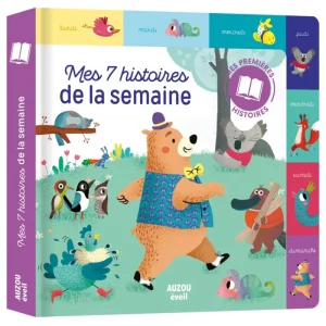 Coffret: Mes sept histoires de la semaine, coffret Memory en bois