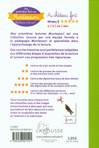 Au château fort - Mes premières lectures Montessori - Lettres en lié (cursive) - N5 – Image 2
