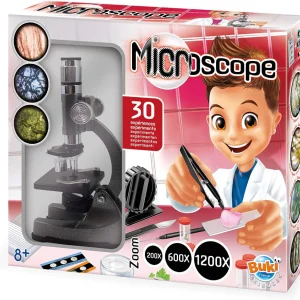 Microscope enfant + 30 Expériences scientifiques - Dès 8 ans - Mikroskop für Kinder - 30 naturwissenschaftliche Experimente - ab 8 Jahren