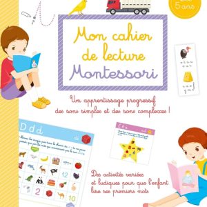Mon cahier de lecture Montessori : 2P et 3P . Dès 5 ans