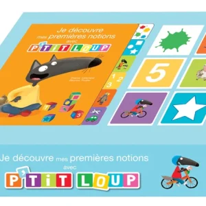Mon coffret d'apprentissage P'tit Loup avec cubes