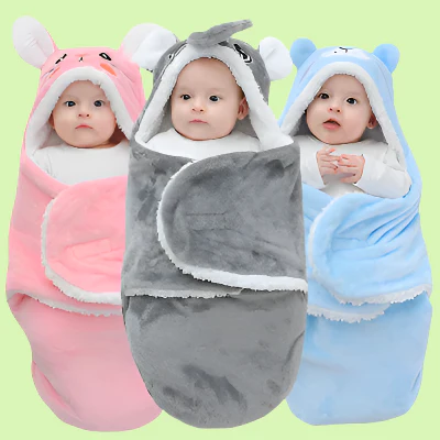 Nid d'Ange - PerfectBabyBlanket™ - Ourson Bleu – Image 6