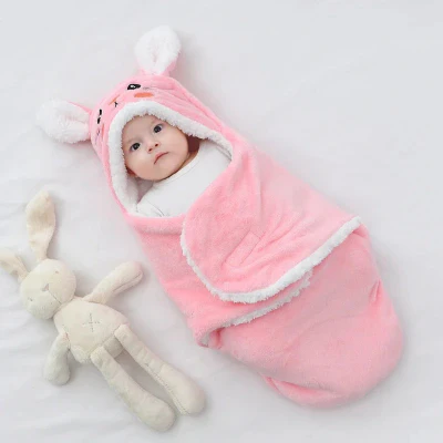 Nid d'Ange - PerfectBabyBlanket™ - Lapin Rose