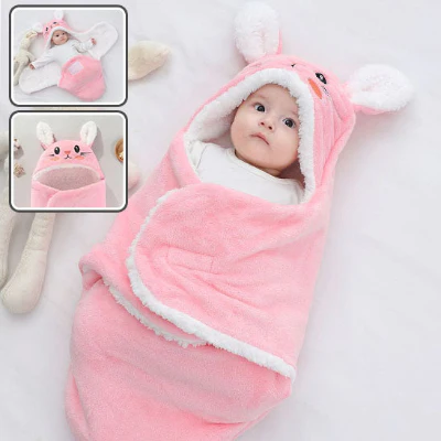 Nid d'Ange - PerfectBabyBlanket™ - Lapin Rose – Image 8