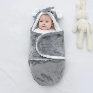 Nid d'Ange - PerfectBabyBlanket™ - Éléphant Gris