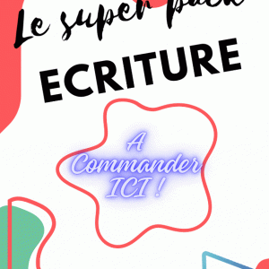 Pack - Premier pas en écriture en 3ème primaire