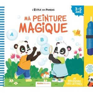 Ma peinture magique - Je découvre les lettres - L'école des Pandas