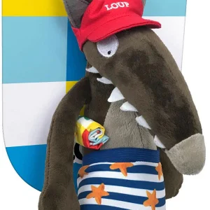 Peluche de Loup à la plage