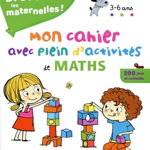 Cahier de jeux: plein d'activités de maths - Enfants 3-6 ans.
