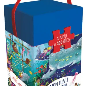 Mon puzzle du monde sous-marin - 100 pièces - UNICEF