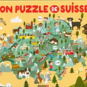 Mon puzzle de Suisse - Enfant dès 5 ans