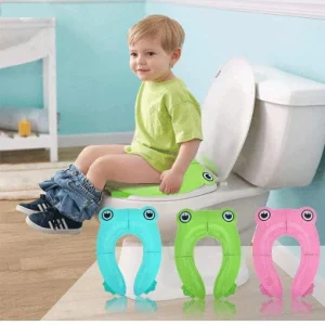 Réducteur De Toilette - PottySeatPadBaby™ - Grenouille