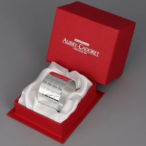 Rond de serviette argent Biarritz