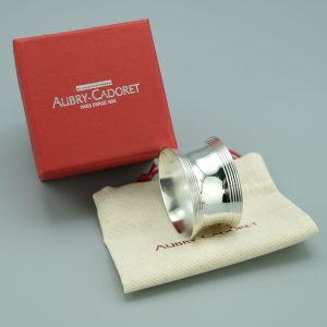 Rond de serviette argent massif France